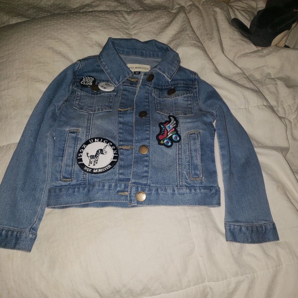 Patched Jean jacket from Wee Monsters